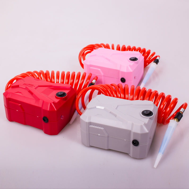 低噪音电动气柱充气机 - Pink